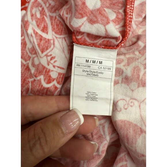 Roxy Floral Red & White Maxi Dress With Adjustable Straps Medium - Picture 9 of 10